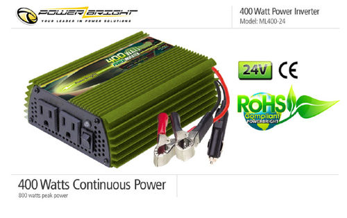 Power Inverter 24VDC 110VAC 400 Watt mod. Sinusausgang
