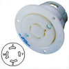 US-Flanged Female Outlet HBL2446 NEMA L18-20, 20A, 3 Phase Y 120/208V, 4P4W