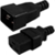 Netzkabel C19/C20 schwarz CE, UL und Hybrid