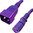 Purple Power Cord C20 to C13 4.5m 15A 250V 14/3 SJT, UL/cUL