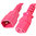 Pink Kaltgerätekabel C14 zu C13 0,3m 10A 250V 18/3-SJT, UL