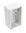 Einbaubox Plastic in weiß für US-Einzel - und  Doppelsteckdosen UL/CSA