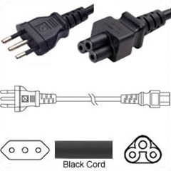 Kaltgerätekabel Italien CEI23-16 Male Plug to IEC60320-C5