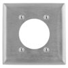 HUBBELL SS701 Abdeckung Wall Plate 30/50/60a Stainless Steel