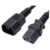 Kaltgerätekabel C14/C13 schwarz VDE, CE und UL