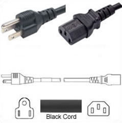 Kaltgerätekabel Taiwan CNS 10917 Male Plug to IEC60320-C13 7A