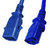 Kaltgerätekabel P-Lock C14/C13 blau