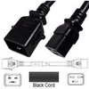 Netzkabel schwarz P-Lock C20 zu C19 1,5m 16A 250V H05VV-F 3x1.50mm²