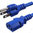 Netzkabel blau USA NEMA 5-15 -> C13, 14AWG, SJT, 15A/125V, 180 cm