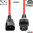 Kaltgerätekabel rot C14 zu C13 IEC Lock 1,0m 10A 250V H05VV-F, 3x1mm²