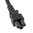 Netzkabel USA NEMA 5-15 -> C5, 18AWG, SPT-2,  Flat Wire Power Cord; 7A/125V, 90 cm